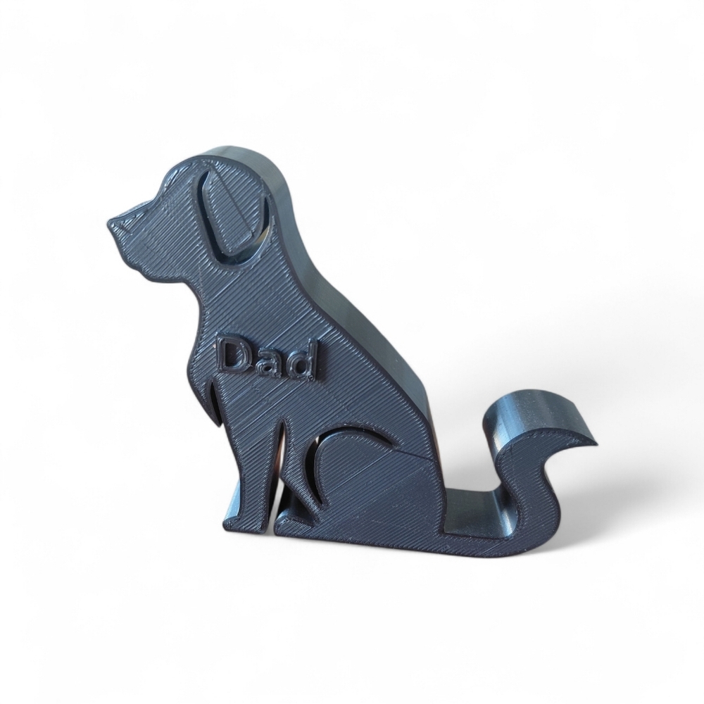 3D Elegant Yellow Silhouette Wallet/Phone Stand - Picture 9 of 9